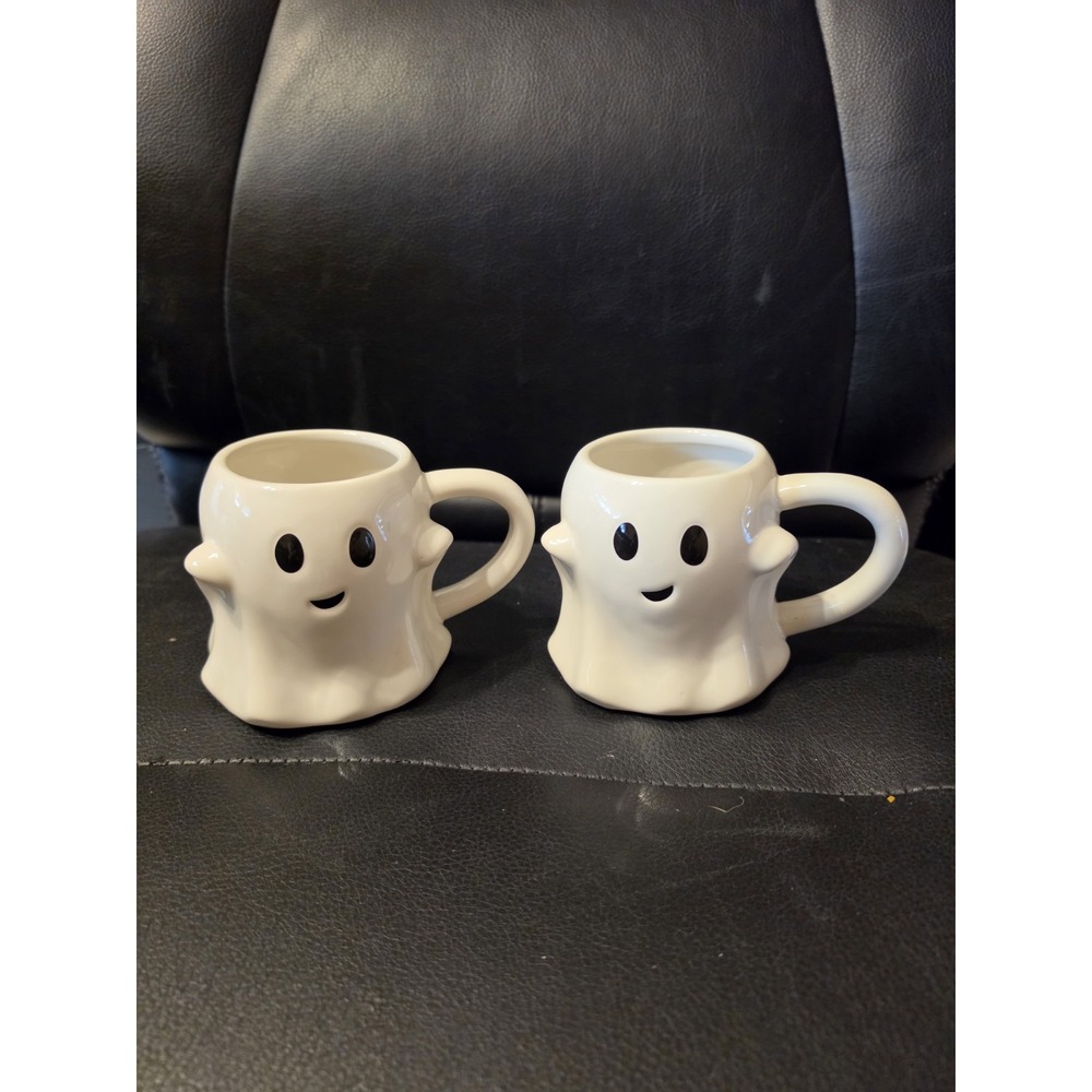2 - Threshold for Target Halloween 2021 White Smiling Ghost Cup